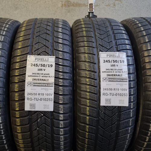 Pirelli - SOTTOZERO 3 RUN FLAT Invernali 245/50 R19 105V