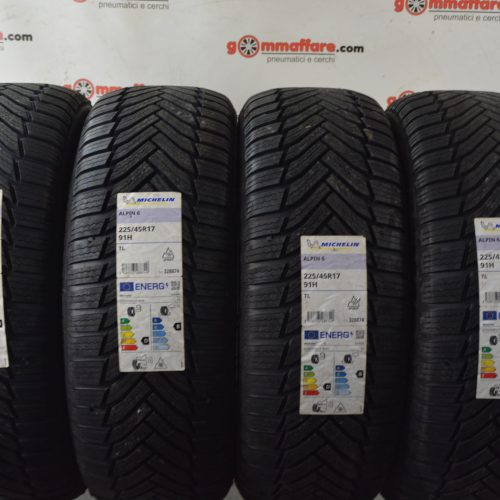 Michelin - alpin 6 Invernali 225/45 R17 91H