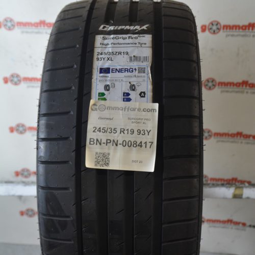 Gripmax - SUREGRIP PRO SPORT XL Estivi 245/35 R19 93Y