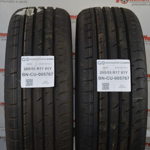 Continental - SPORTCONTACT 3 Estivi 205/55 R17 91Y