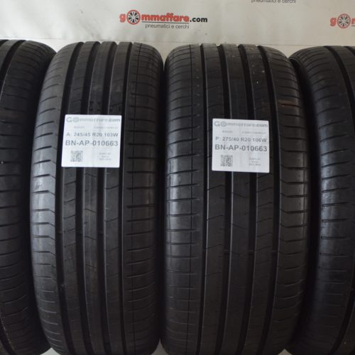 Pirelli - P ZERO (*) RUNFLAT Estivi 245/45 R20 103W