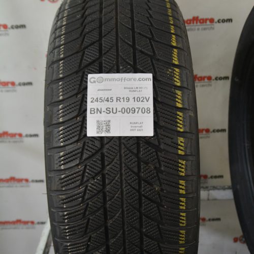 Bridgestone - Blizzak LM 001 (*) RUNFLAT Invernali 245/45 R19 102V