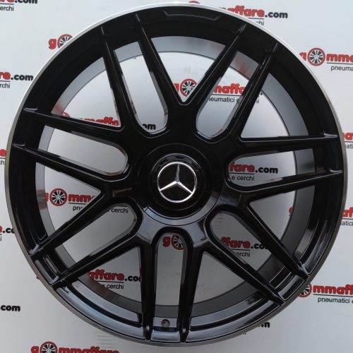 Mcw Wheels - MERCEDES G-CLASS AMG 22 Nero Bordo Diamantato