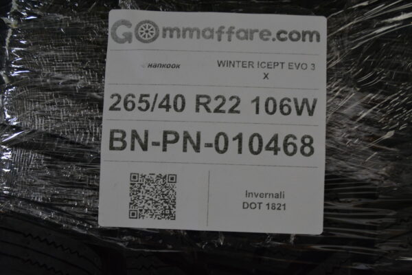 WINTER ICEPT EVO 3 X Invernali 265/40 R22 106W - immagine 5