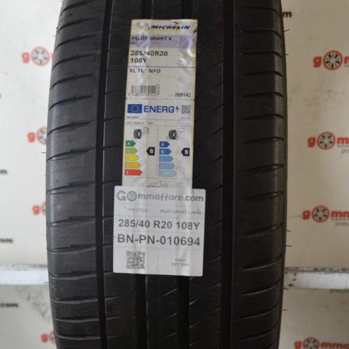 Michelin - PILOT SPORT 4 (NFO) Estivi 285/40 R20 108Y