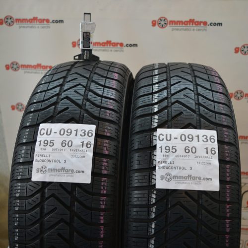 Pirelli - SNOWCONTROL 3 Invernali 195/60 R16 89H