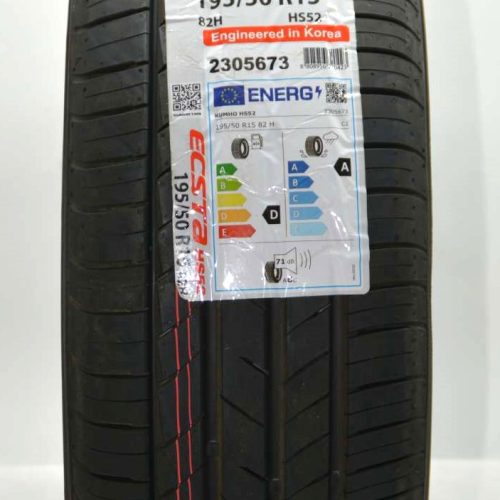 Kumho Tire - HS52 Estivi 195/50 R15 82H