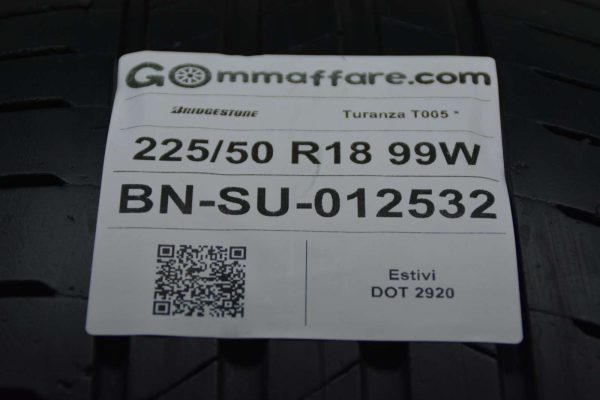Turanza T005 * Estivi 225/50 R18 99W - immagine 4