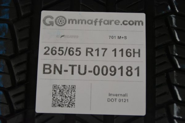 701 M+S Invernali 265/65 R17 116H - immagine 5