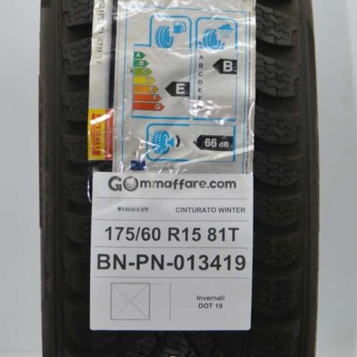 Pirelli - CINTURATO WINTER Invernali 175/60 R15 81T