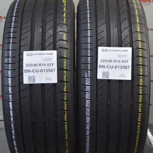 Continental - CONTI SPORT CONTACT 5P Estivi 225/40 R19 93Y