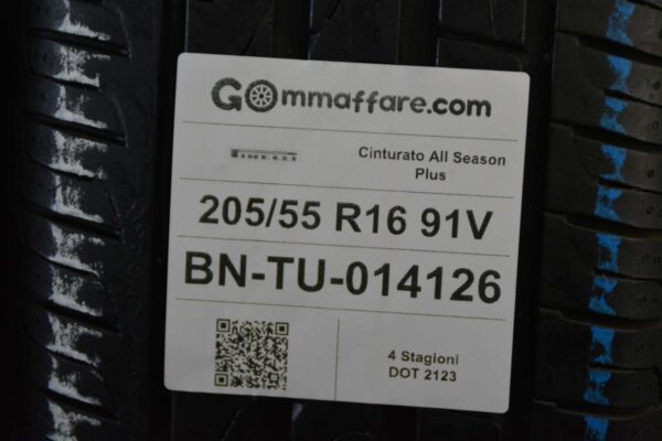 Pirelli Cinturato All Season Plus 4 Stagioni 205/55 R16 91V - immagine 7