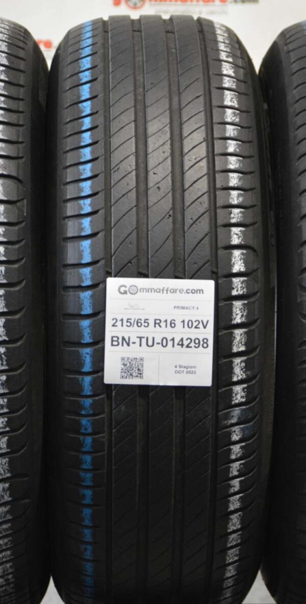 Michelin PRIMACY 4 4 Stagioni 215/65 R16 102V - immagine 4