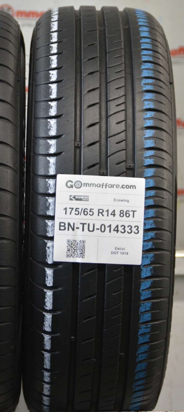 Kumho Tire Ecowing Estivi 175/65 R14 86T - immagine 5