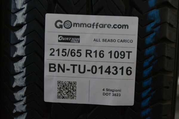 Ovation Tyres ALL SEASON CARICO 4 Stagioni 215/65 R16 109T - immagine 7